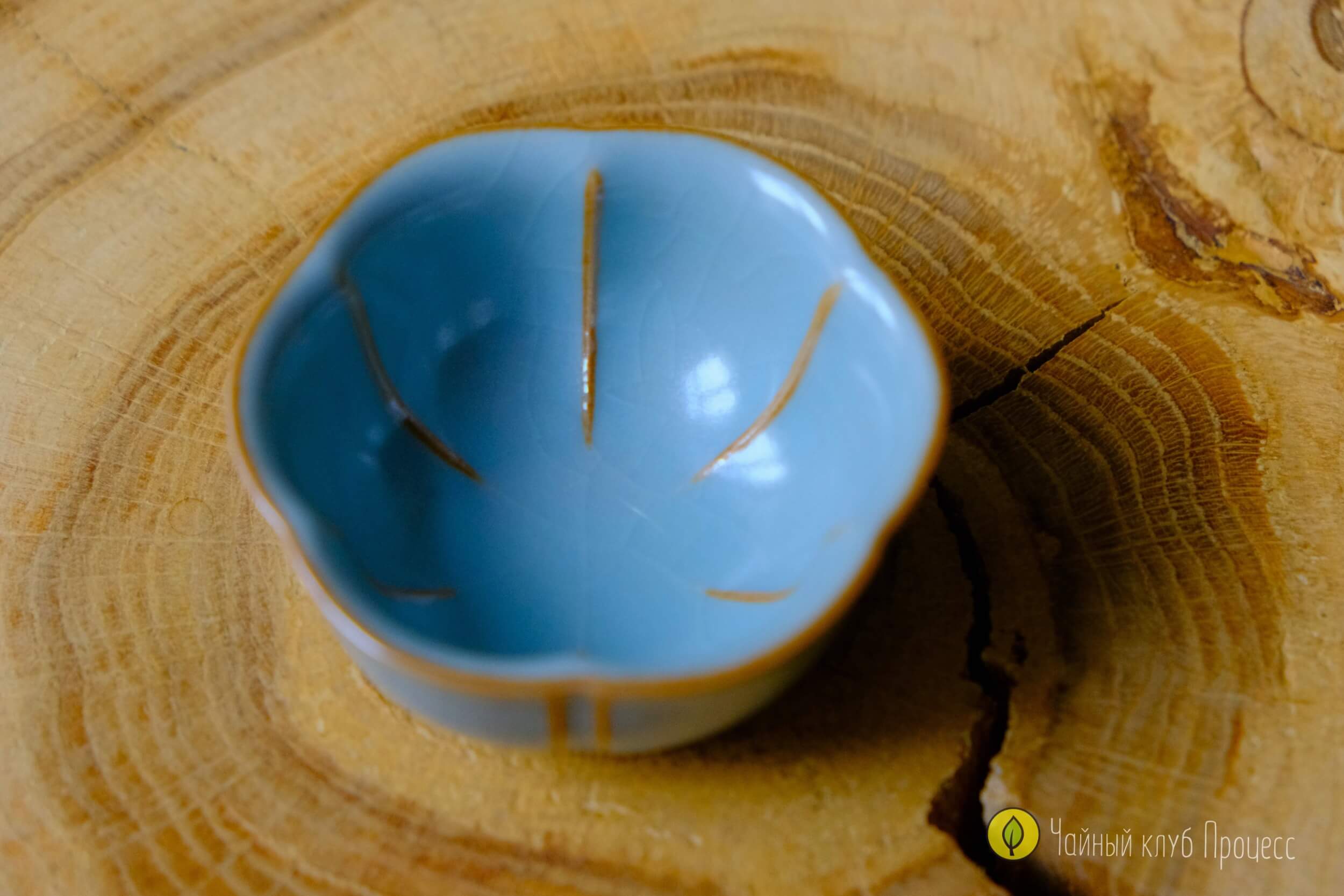 Пиала жу яо «Мэйхуа» светло-голубая