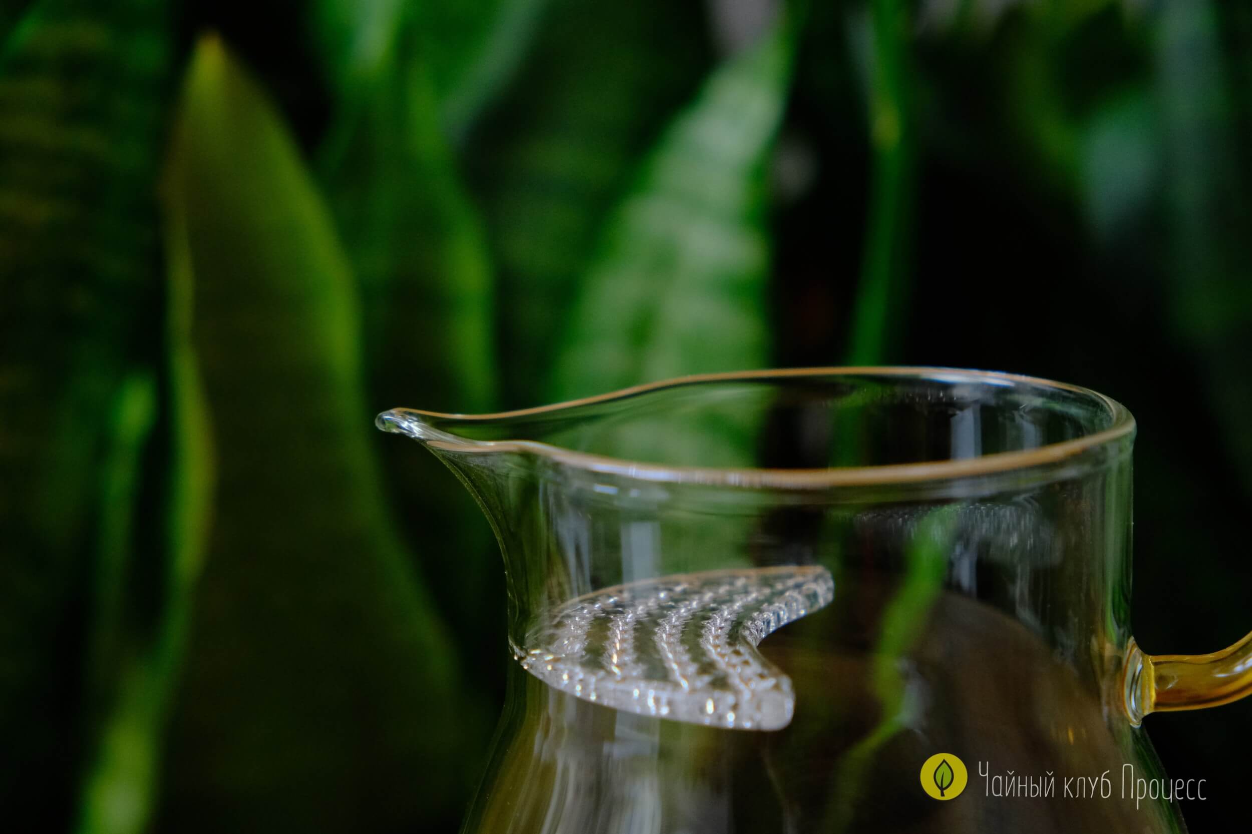 Чахай из боросиликатного стекла с встроенным ситом, 400 мл