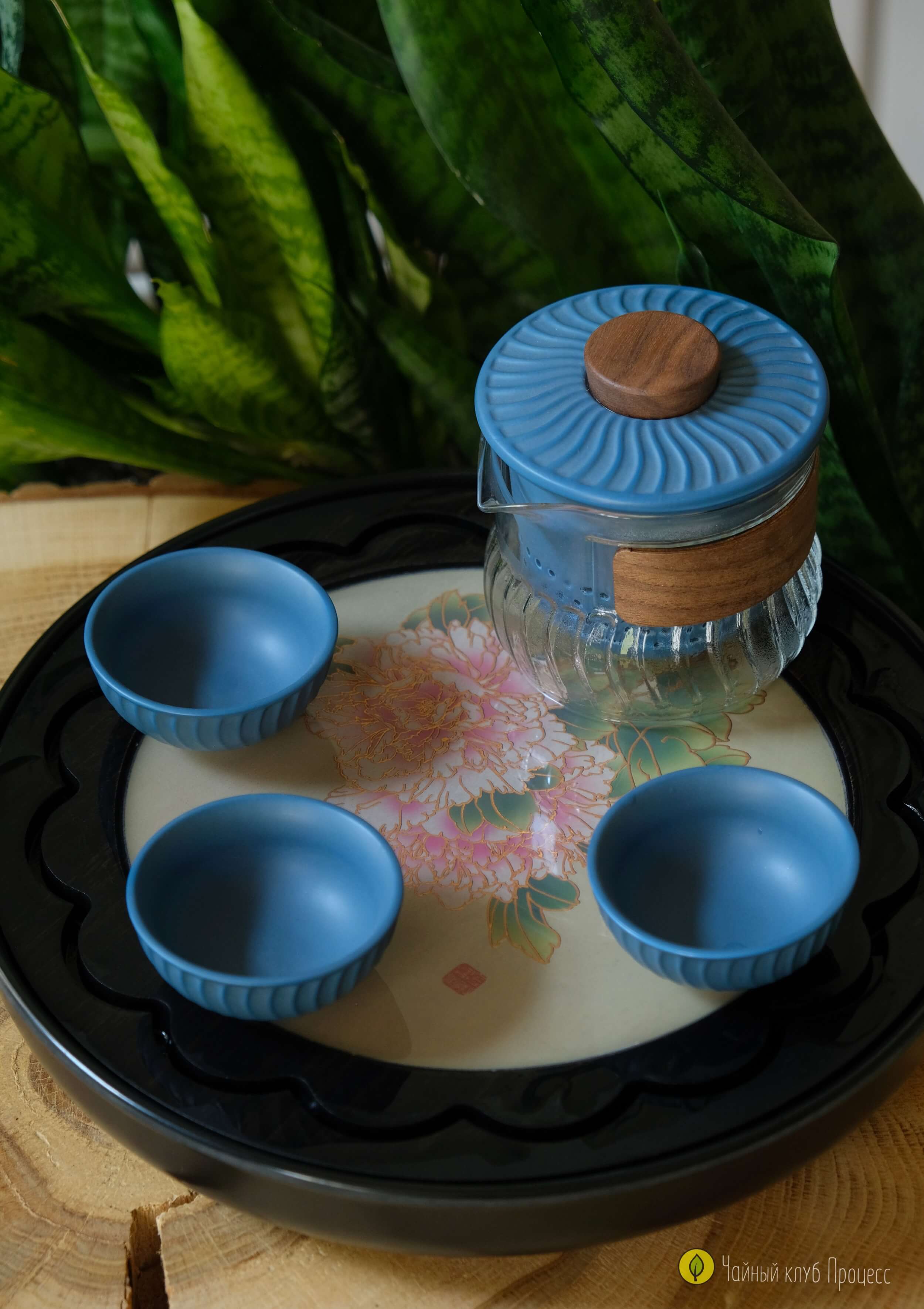 Чабань «Пионы и бабочки» (термохромная)