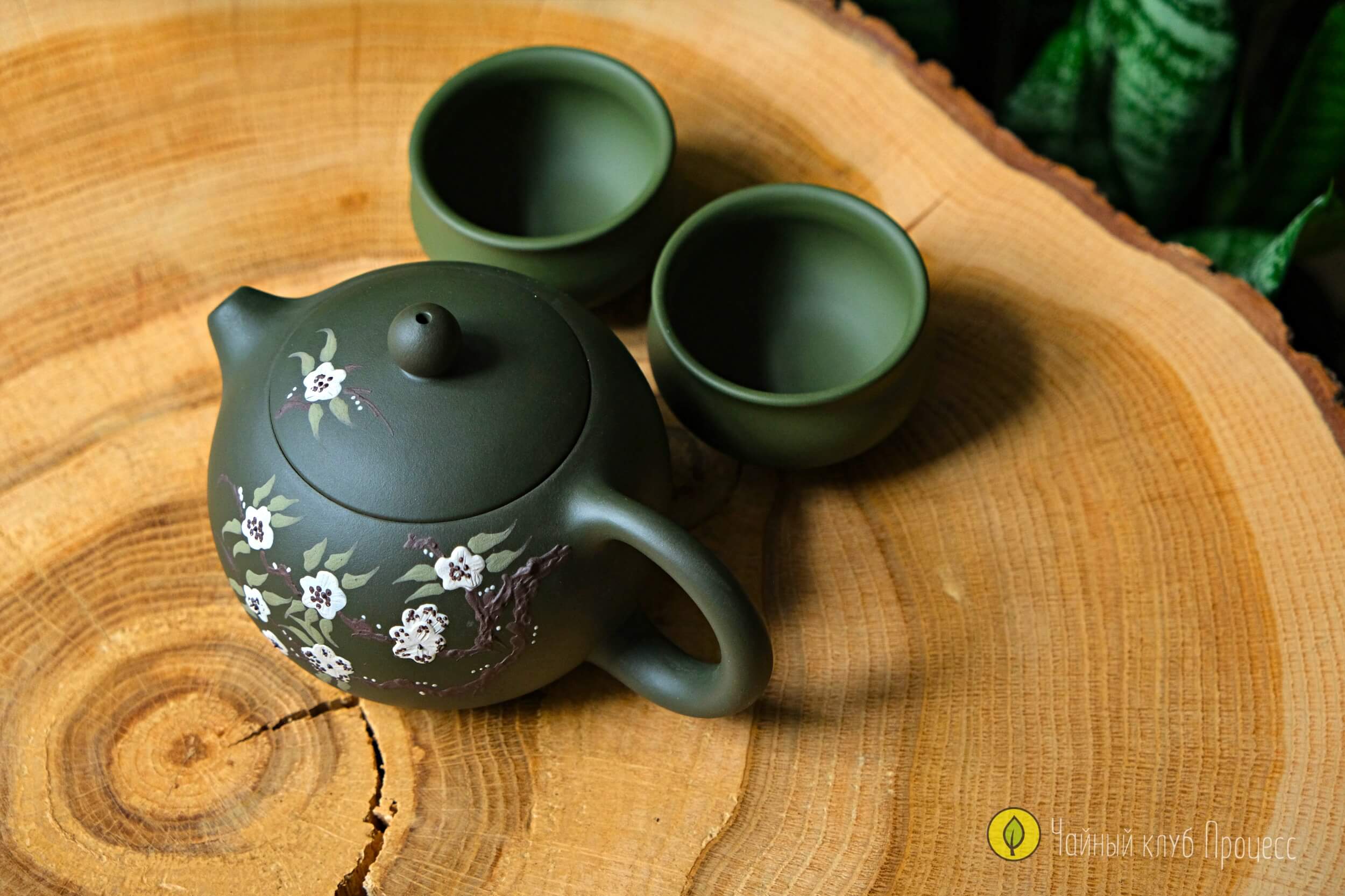 Набор "Сакура на зеленом"