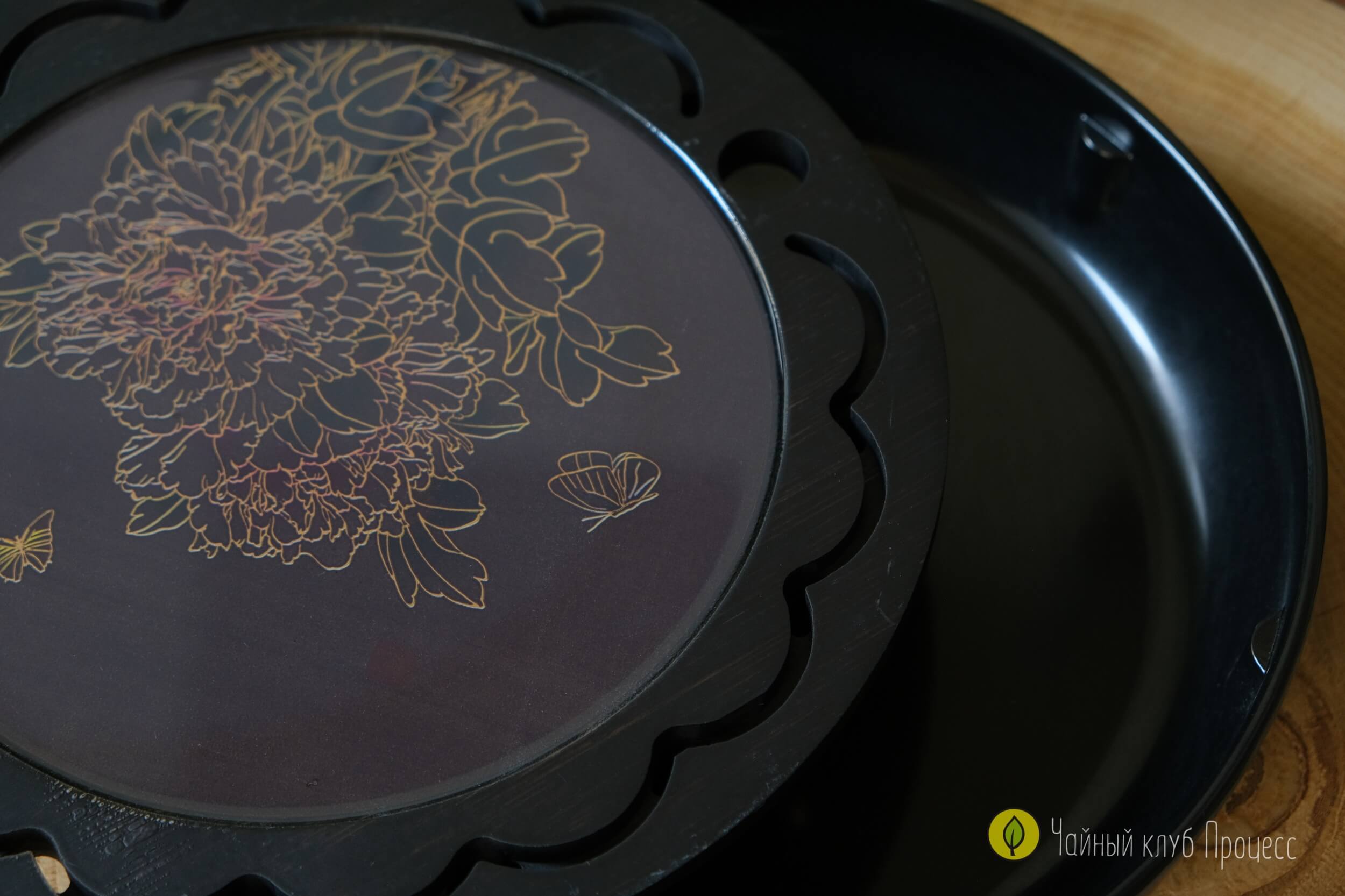 Чабань «Пионы и бабочки» (термохромная)