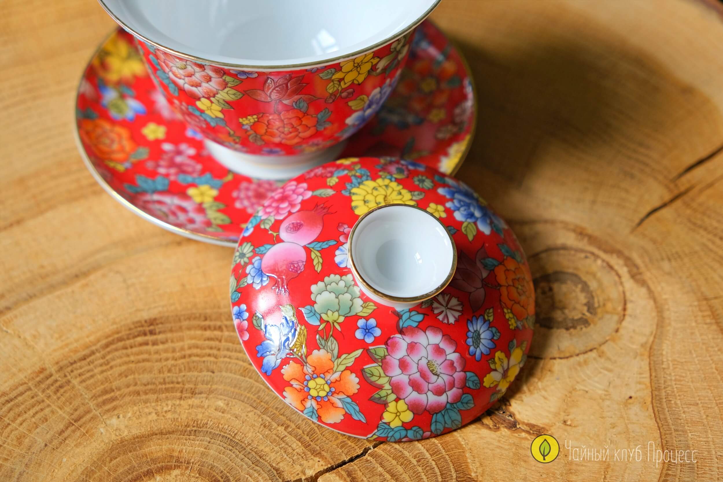 Гайвань фарфоровая «Сад пионов»