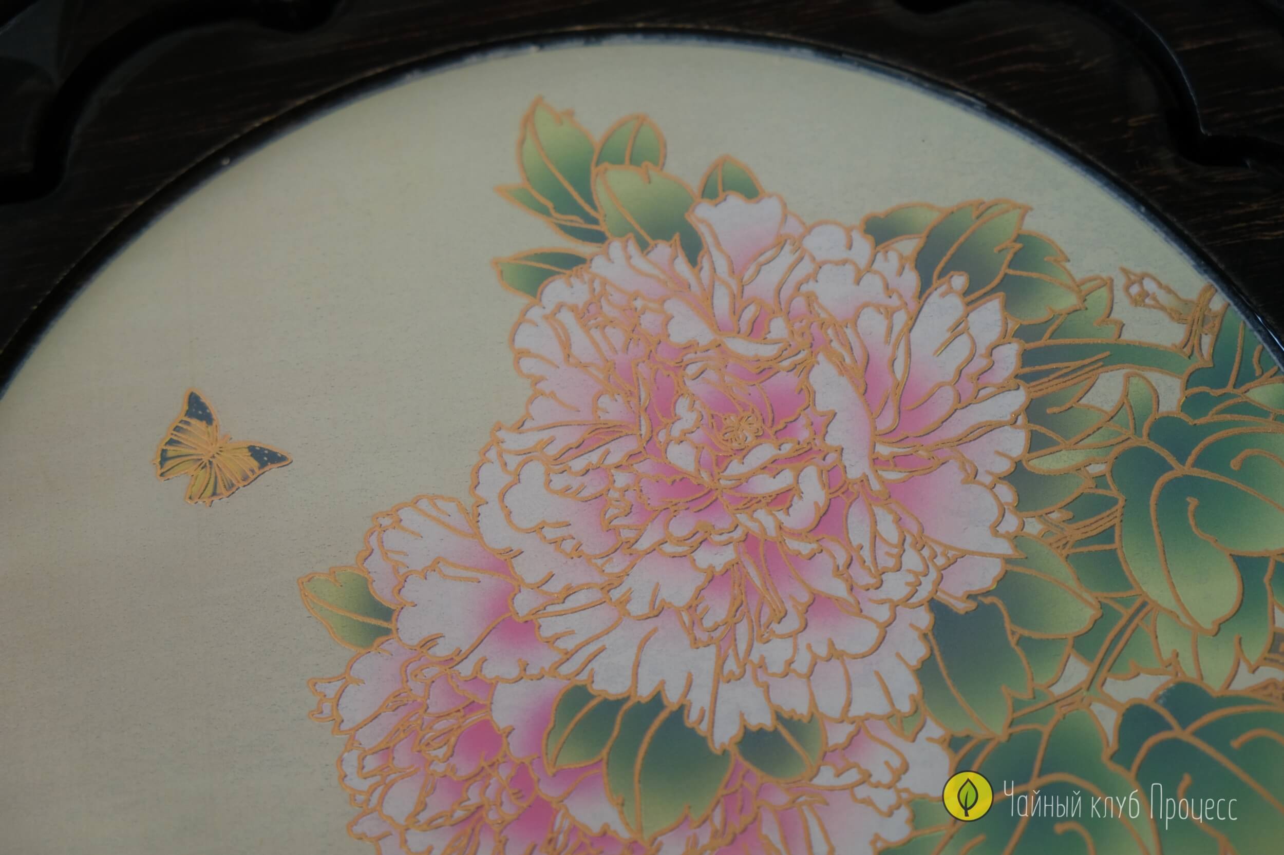 Чабань «Пионы и бабочки» (термохромная)