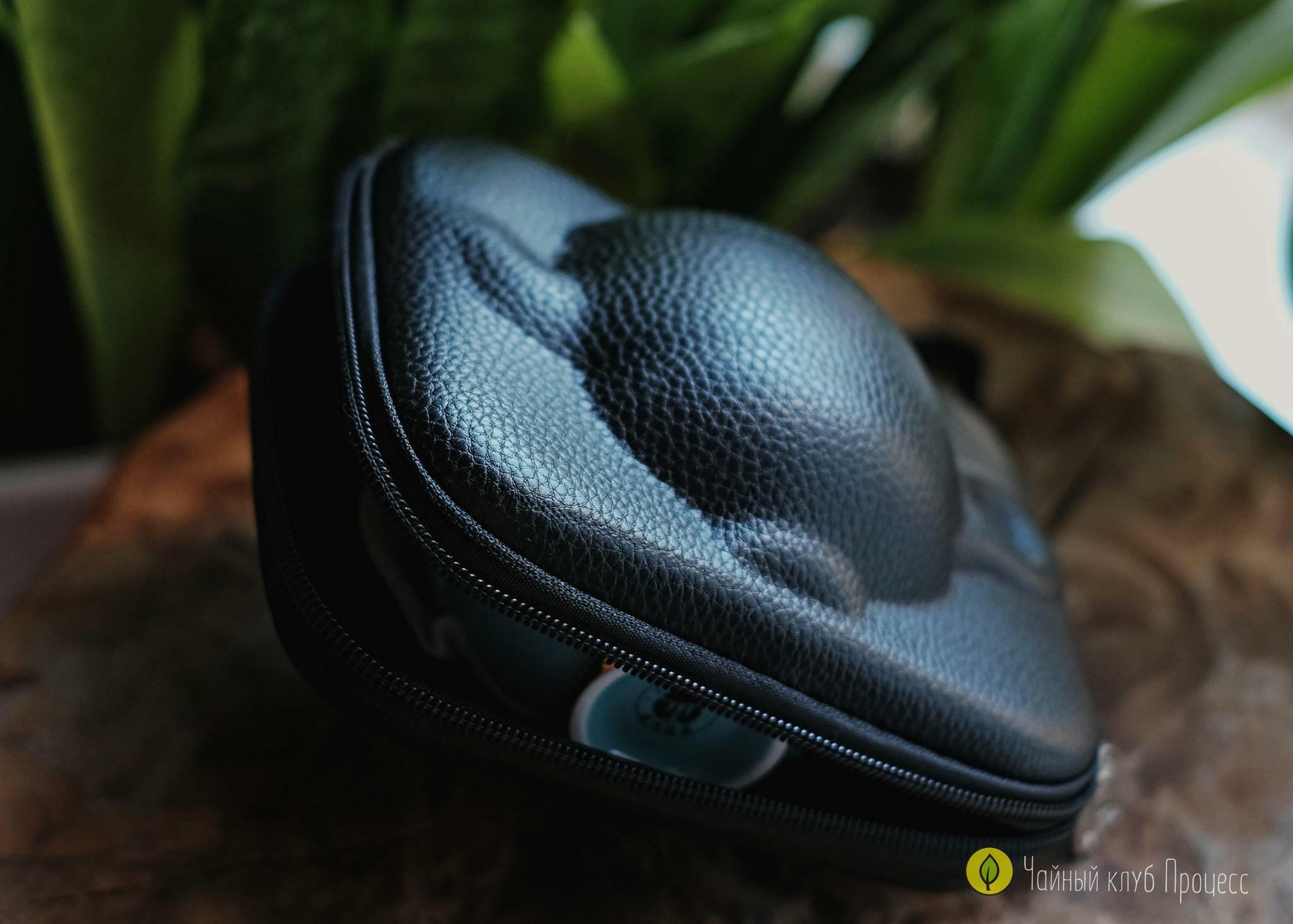 Дорожный набор посуды "Золотой гранат" в бирюзовом