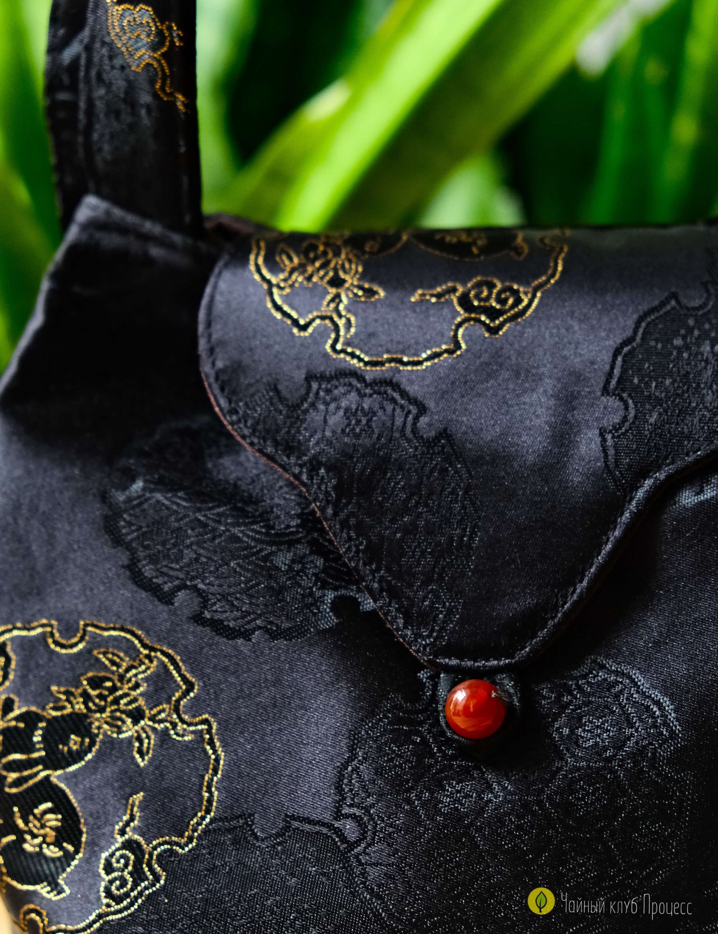 Сумка для чайной посуды «Чёрное золото»