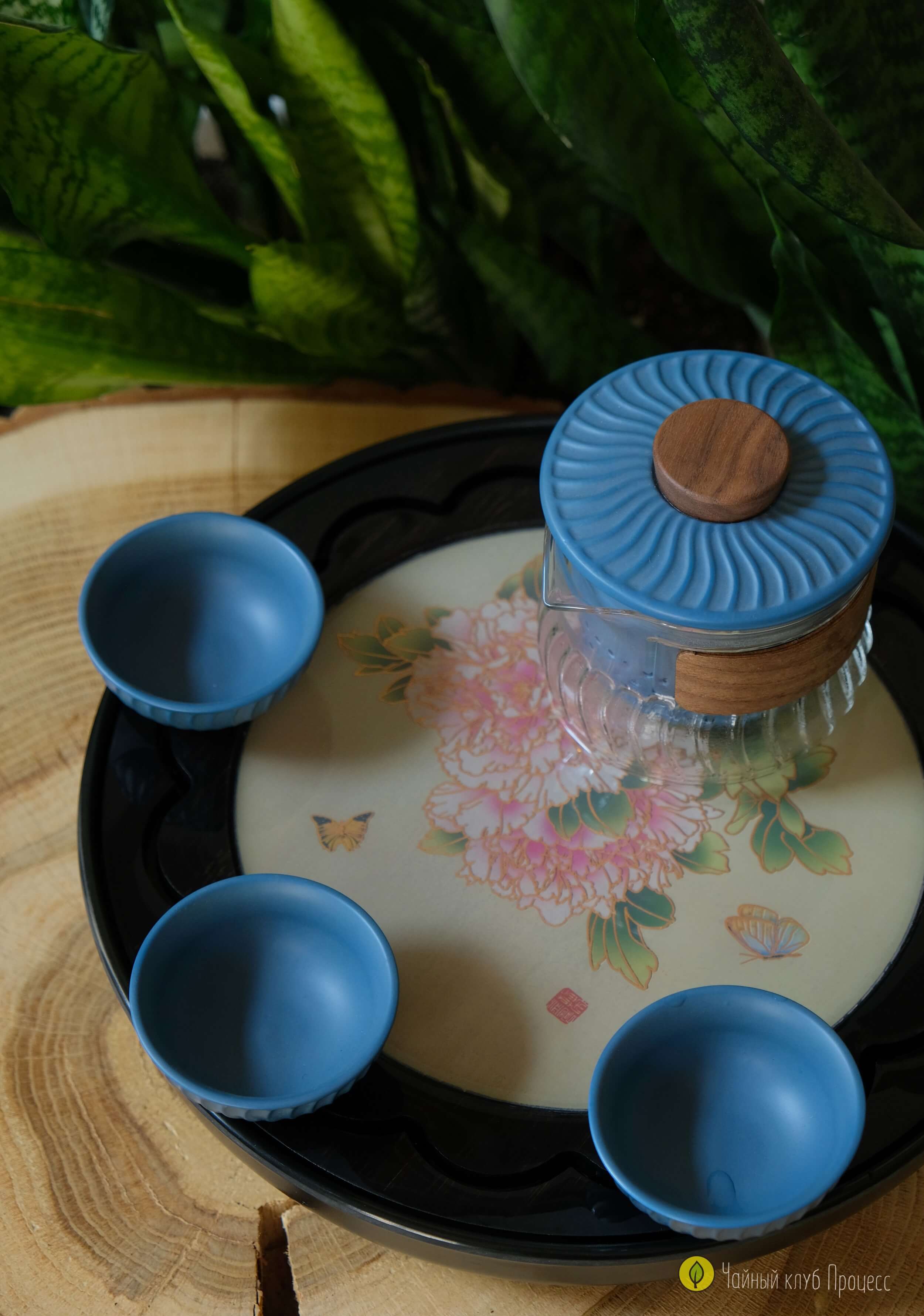 Чабань «Пионы и бабочки» (термохромная)