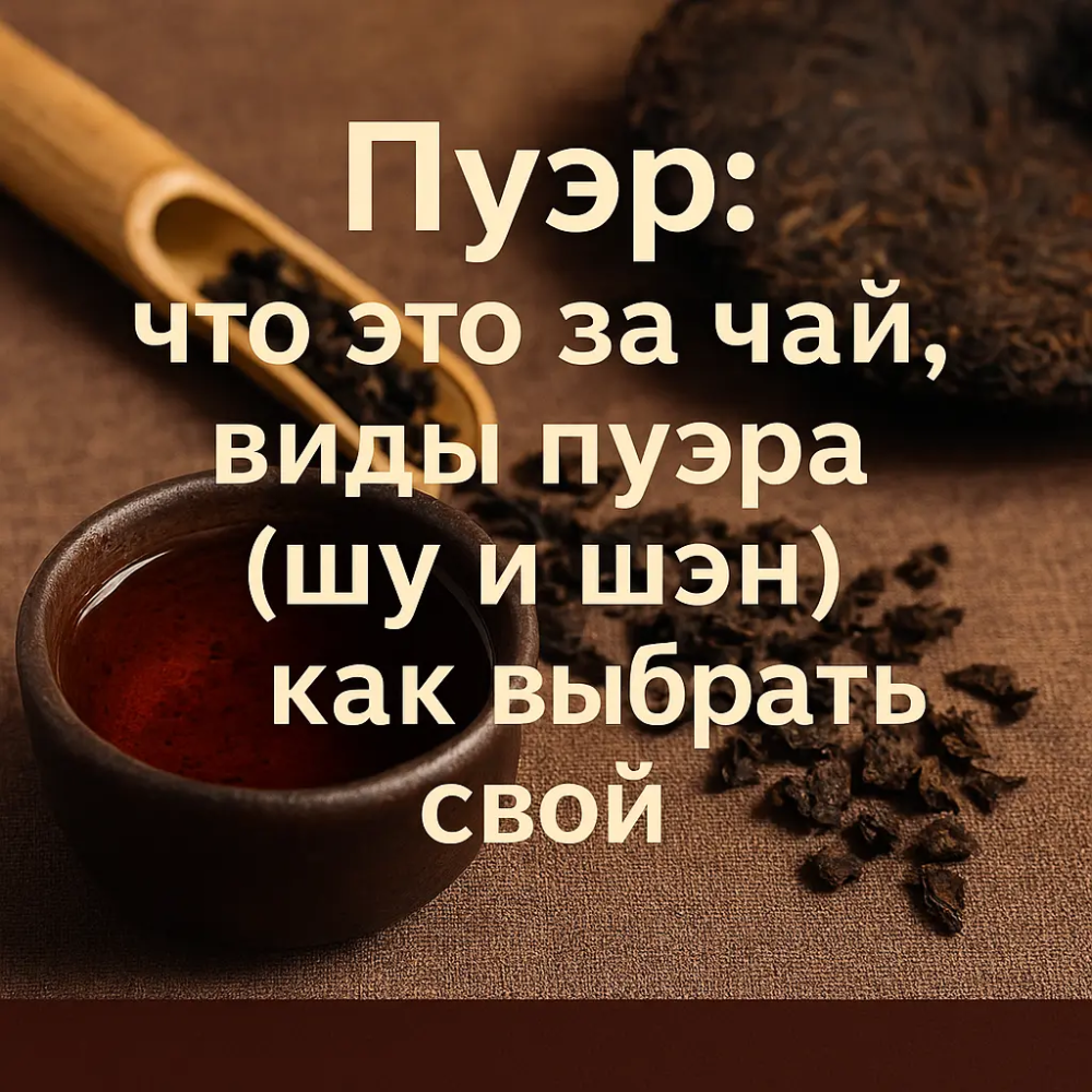 Пуэр: что это за чай, виды пуэра (шу и шэн) и как выбрать свой