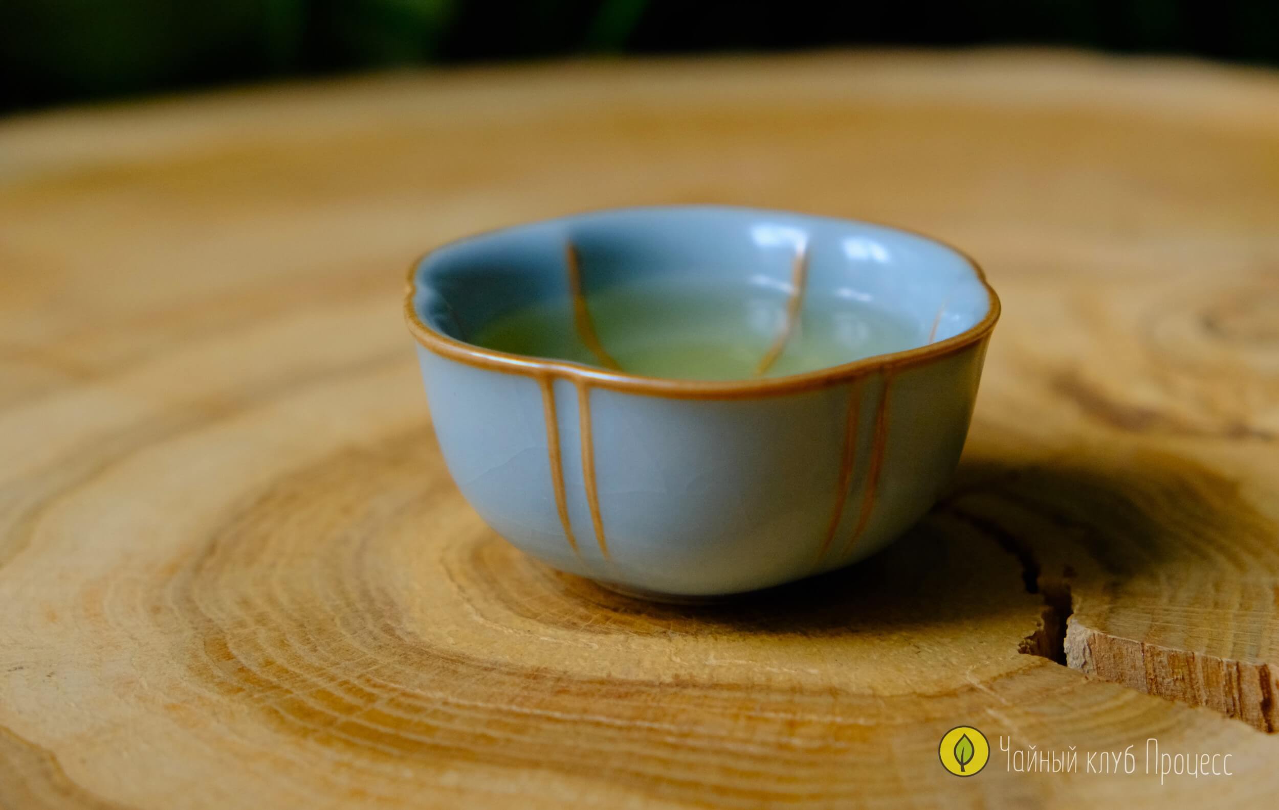 Пиала жу яо «Мэйхуа» светло-голубая