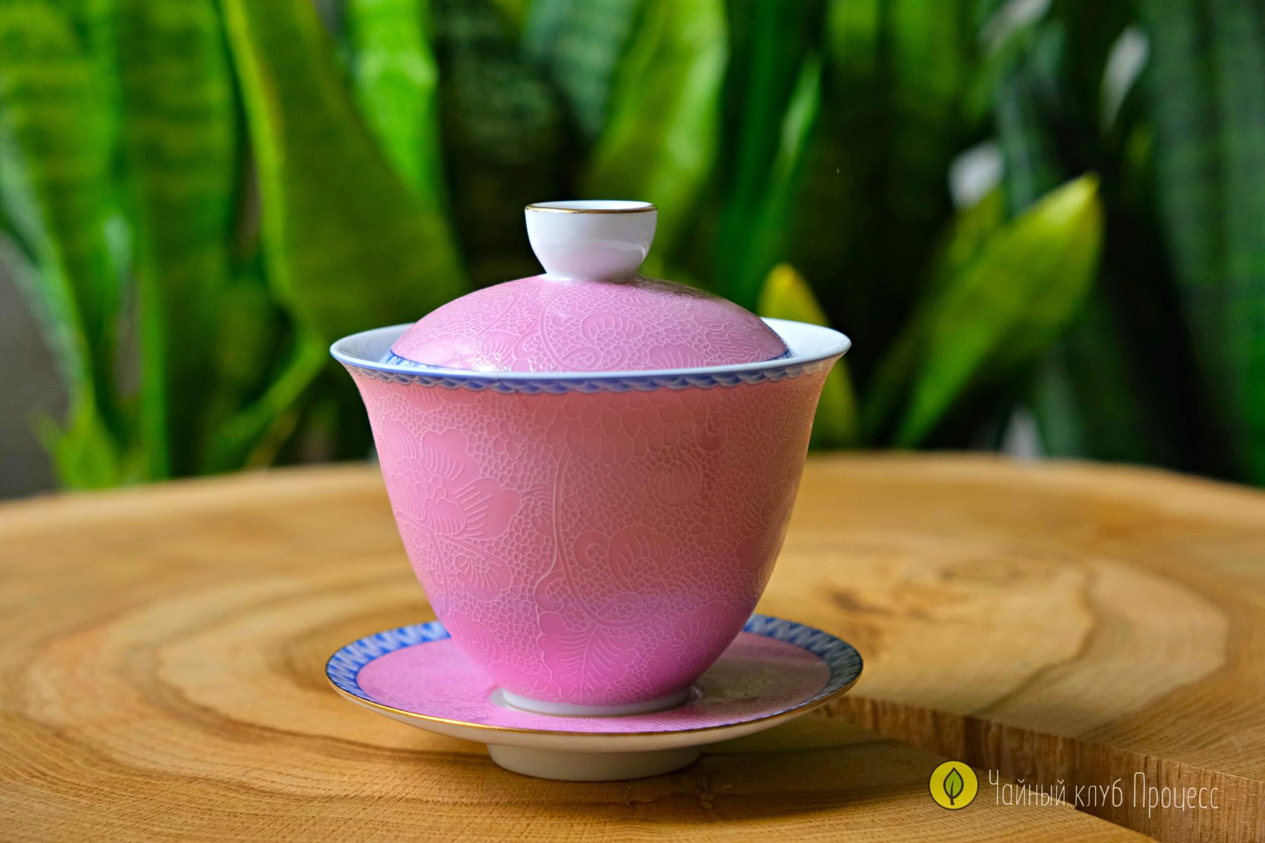 Гайвань фарфоровая «Птица и пионы»