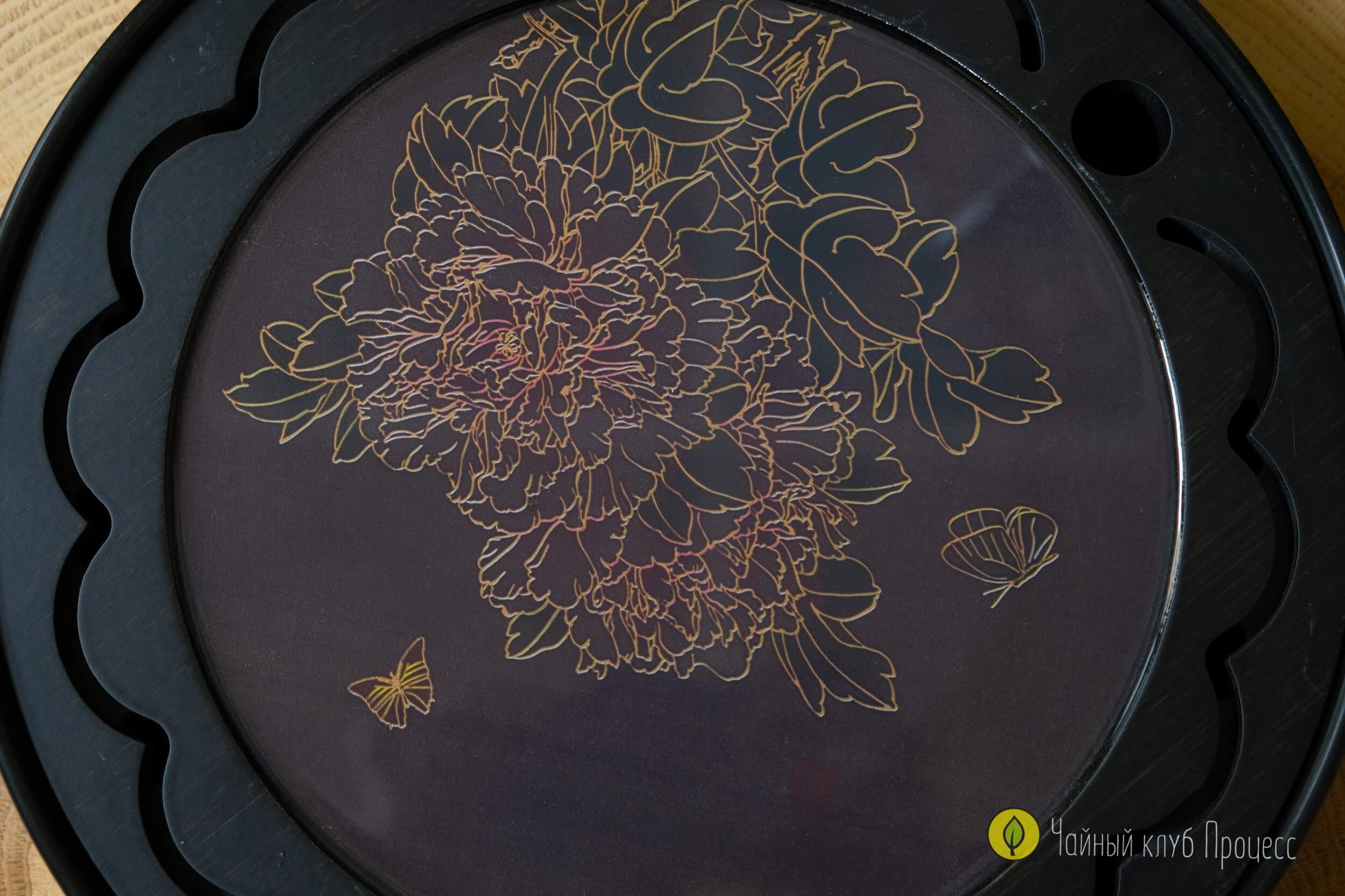 Чабань «Пионы и бабочки» (термохромная)