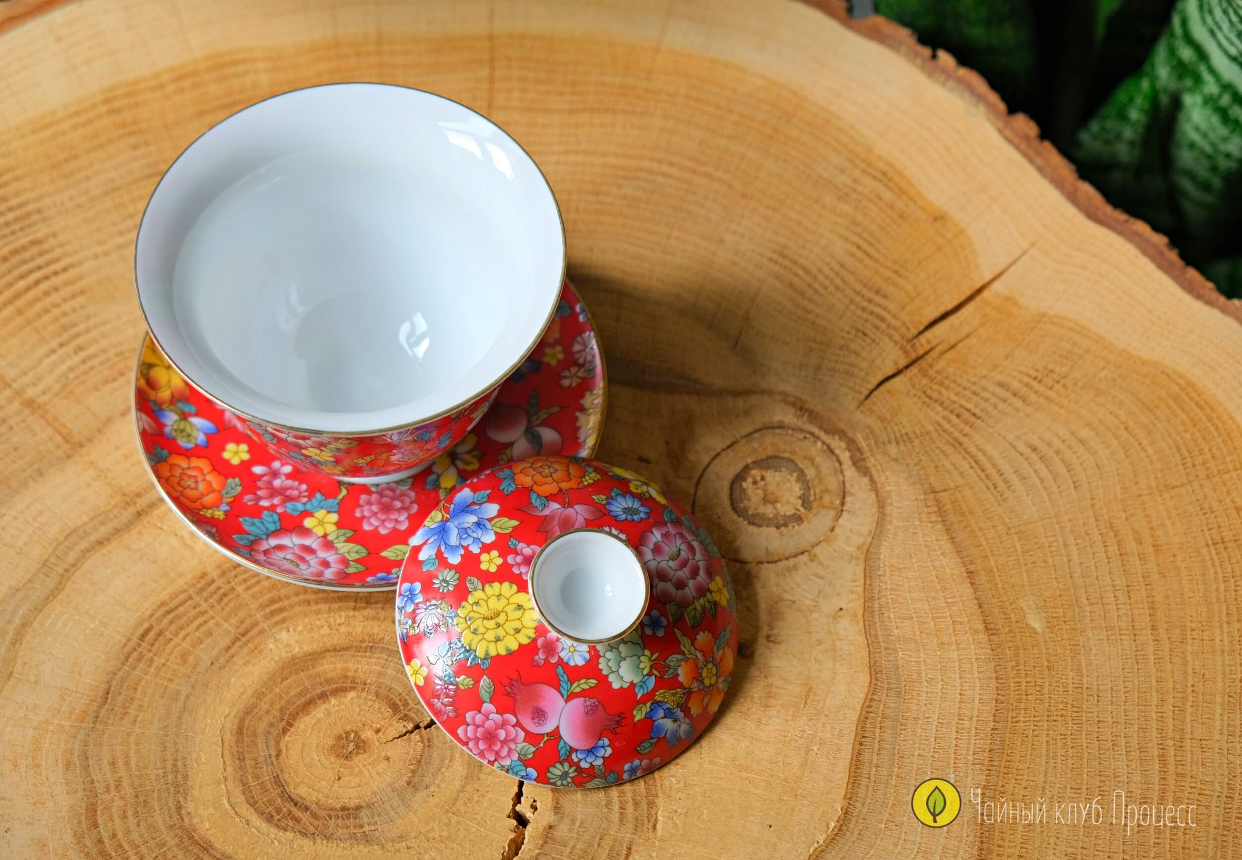 Гайвань фарфоровая «Сад пионов»