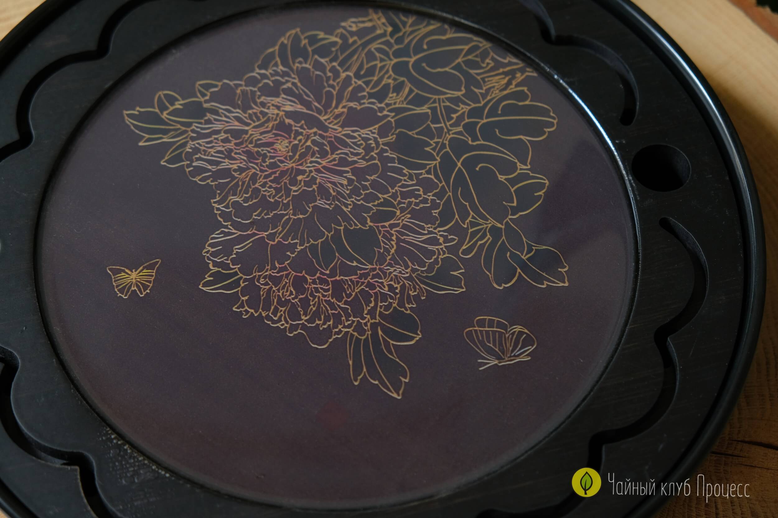 Чабань «Пионы и бабочки» (термохромная)