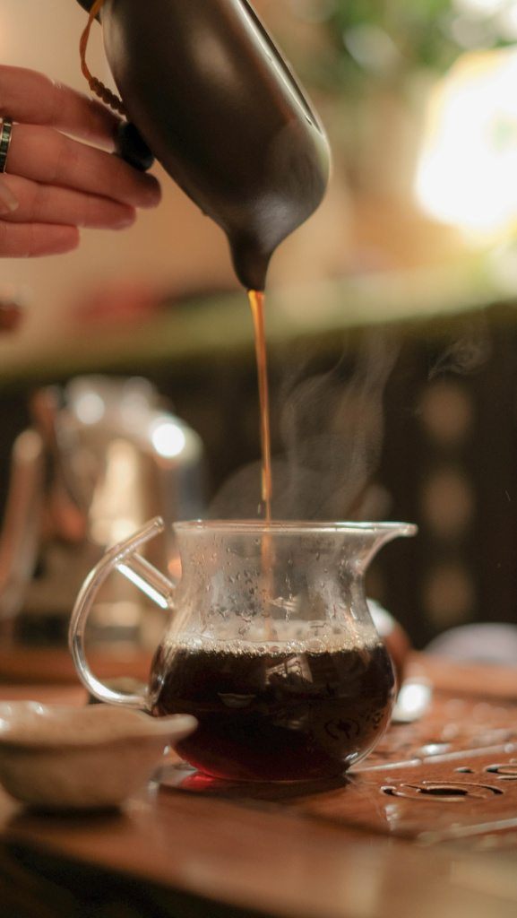 Атмосфера при заваривании пуэра